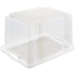 KEEEPER 2x Boîte De Rangement Avec Poignées Intégrées, Taille: M, 35 X 27 X 21 Cm, 13,5 L, Transparent 9 KEEEPER 2x Boîte De Rangement Avec Poignées Intégrées, Taille: M, 35 X 27 X 21 Cm, 13,5 L, Transparent -Petit rangement Soldes Magasin 52070671 3