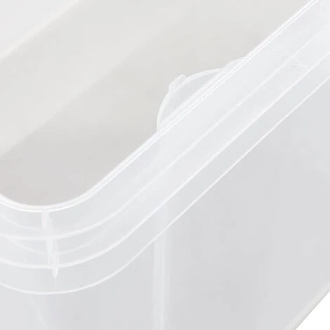 KEEEPER 2x Boîte De Rangement Avec Poignées Intégrées, Taille: M, 35 X 27 X 21 Cm, 13,5 L, Transparent 6 KEEEPER 2x Boîte De Rangement Avec Poignées Intégrées, Taille: M, 35 X 27 X 21 Cm, 13,5 L, Transparent – Image 4