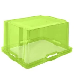 KEEEPER 2x Boîte De Rangement Avec Fourre-tout Intégré, Taille: XL, 43 X 35 X 23 Cm, 24 L, Vert Transparent -Petit rangement Soldes Magasin 52070682 3