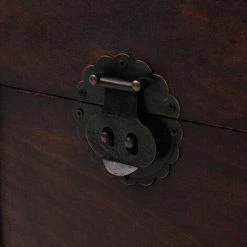 Topdeal Coffre Vintage De Rangement Bois 66 X 38 X 40 Cm -Petit rangement Soldes Magasin 52085255 4