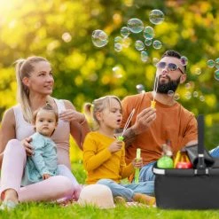 Relaxdays Panier De Courses Pliable, Avec Couvercle, Corbeille Avec Anse,25l, Polyester, Fermeture éclair,vert Clair. -Petit rangement Soldes Magasin 52203270 5