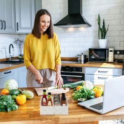 Relaxdays Corbeille De Rangement, Avec Mur De Séparation Réglable, Panier Pour étagère Et Armoires, Blanc, Taille M -Petit rangement Soldes Magasin 52203860 4