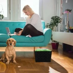 Relaxdays Corbeille De Rangement, Avec Poignées, Petit Panier Polyvalente Pour étagère Et Armoires, Noir L -Petit rangement Soldes Magasin 52203869 2