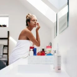 Relaxdays Corbeille De Rangement Avec Compartiments, Stockage Cosmétique, Salle De Bain, Poignées, 10x32x21 Cm, Gris -Petit rangement Soldes Magasin 52203872 3