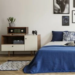 Relaxdays Corbeille De Rangement Avec Compartiments, Stockage Cosmétique, Salle De Bain, Poignées, 10x32x21 Cm, Gris -Petit rangement Soldes Magasin 52203872 5