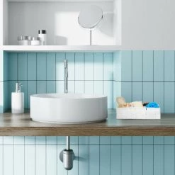 Relaxdays Corbeille De Rangement, 4 Compartiments, Stockage Cosmétique, La Salle De Bain, 6,5 X 17,5 X 26 Cm, Blanc 9 Relaxdays Corbeille De Rangement, 4 Compartiments, Stockage Cosmétique, La Salle De Bain, 6,5 X 17,5 X 26 Cm, Blanc -Petit rangement Soldes Magasin 52203877 3