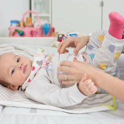 Relaxdays Rangement Couches, 11 Compartiments, Panier Langer Portable, Organiseur Chambre Bébé, Corbeille, Bleu Clair 10 Relaxdays Rangement Couches, 11 Compartiments, Panier Langer Portable, Organiseur Chambre Bébé, Corbeille, Bleu Clair -Petit rangement Soldes Magasin 52204618 4