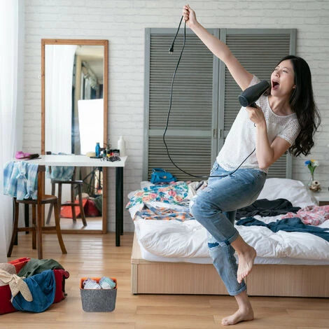 Relaxdays Panier De Rangement Feutre, Corbeille Polyvalente Pour étagère Et Armoires, 15,5 X 21 X 15,5 Cm, Gris/orange 6 Relaxdays Panier De Rangement Feutre, Corbeille Polyvalente Pour étagère Et Armoires, 15,5 X 21 X 15,5 Cm, Gris/orange – Image 4