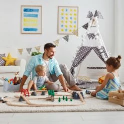 Relaxdays Sac En Feutre, Panier Rangement, Pliable, Boîte Avec Anse, HlP 27x40x22 Cm, Gris Clair. -Petit rangement Soldes Magasin 52205550 4