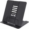ECHOO Support De Lecture，Porte-Livre Chevalet En Métal Multifonction,Portable Réglable Support Livre En Métal, Pour Livres/Téléphone Portable Porte-Copie Chevalet Pupitre Stand, Noir