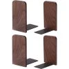 READCLY Lot De 2 Paires De Serre-livres En Bois De Noyer 13 X 8,1 Cm -Petit rangement Soldes Magasin 52506644 1