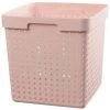 BRICOLINE Plast Team Seoul Panier 21L Rose -Petit rangement Soldes Magasin 52512943 1