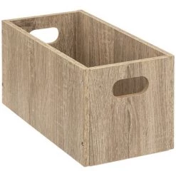 Five - Boîte De Rangement 15 X 31 X 15 Cm Bois Couleur Chêne - Naturel