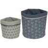 Atmosphera - Set De 2 Paniers De Rangement En Tissu Imprimé Wonderly - Multicolore -Petit rangement Soldes Magasin 52664833 1