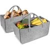 AICOK AICOKstyle 2 X Cheminée Bois Sac Feutre, Panier Pour Bois De Chauffage Et Journaux Magazine Panier 49 X 26 X 26 Cm (Gris), Charge Jusqu'à 15 Kg 2 AICOK AICOKstyle 2 X Cheminée Bois Sac Feutre, Panier Pour Bois De Chauffage Et Journaux Magazine Panier 49 X 26 X 26 Cm (Gris), Charge Jusqu'à 15 Kg -Petit rangement Soldes Magasin 52668186 1