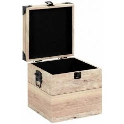 ALTOBUY SAMA - Lot De 3 Malles Cubes Aspect Bois Rosé - Rose 11 ALTOBUY SAMA - Lot De 3 Malles Cubes Aspect Bois Rosé - Rose -Petit rangement Soldes Magasin 52723137 5