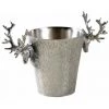 AUBRY GASPARD Seau à Champagne Cerf En Aluminium Argent - Argent -Petit rangement Soldes Magasin 5287173 1