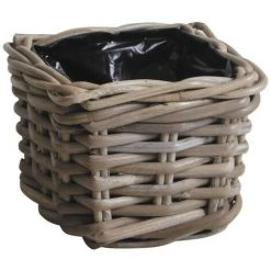 Pot Carré En Poelet Gris 15 X 15 Cm. Gris. Marque : Aubry Gaspard. Réf. : CPO1540 - Gris