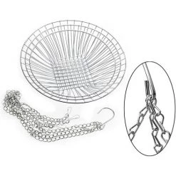 TANABATA 1 X Corbeille à Fruits Suspendue, Paniers à Fruits Suspendus à 3 Niveaux, Panier Suspendu 3 Étages, Corbeille à Fruits Suspendue En Métal, Panier Suspendu à Fruits Pour Fruits, Légumes, Pains -Petit rangement Soldes Magasin 53042721 3