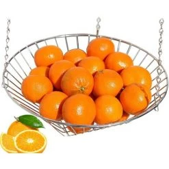 TANABATA 1 X Corbeille à Fruits Suspendue, Paniers à Fruits Suspendus à 3 Niveaux, Panier Suspendu 3 Étages, Corbeille à Fruits Suspendue En Métal, Panier Suspendu à Fruits Pour Fruits, Légumes, Pains -Petit rangement Soldes Magasin 53042721 5