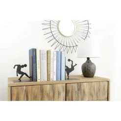 Baroni Home Serre-livres Pour L'étagère, Bureau, Salon, Chambre, École, Salle De Séjour Fantasie Footballeurs 12x10x17 Cm -Petit rangement Soldes Magasin 53299531 4