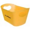 FIVE SIMPLY SMART Panier De Rangement Plastique "Rectangle" 22cm Jaune -Petit rangement Soldes Magasin 53306689 1
