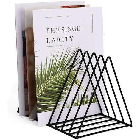 HKLFFJA Support Noir De Rangement Pour Disques Vinyles - 9 Emplacements - Pour Un Bureau 4 HKLFFJA Support Noir De Rangement Pour Disques Vinyles - 9 Emplacements - Pour Un Bureau – Image 2