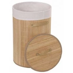 NOVA Panier Panier Sac En Bambou 50L Avec Cadre En Métal Avec Poignées Couleur : Naturel 8 NOVA Panier Panier Sac En Bambou 50L Avec Cadre En Métal Avec Poignées Couleur : Naturel -Petit rangement Soldes Magasin 53577714 2