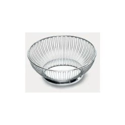 A Di Alessi 826/20 Corbeille à Fruits Ronde à Fil En Acier - 20,5 Cm