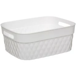 Five - Panier De Rangement Rectangle Blanc Disco 8.5 Litres - Blanc