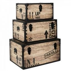 JARDIRICODECO Malles Deco Indus 7 JARDIRICODECO Malles Deco Indus -Petit rangement Soldes Magasin 53957868 3