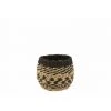 DANSMAMAISON Panier Zostere Naturel/Noir - L 13,5 X L 13,5 X H 13,5 Cm - Naturel 2 DANSMAMAISON Panier Zostere Naturel/Noir - L 13,5 X L 13,5 X H 13,5 Cm - Naturel -Petit rangement Soldes Magasin 53988264 1