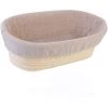 REGALOS Pain Ovale En Rotin Paniers De Cuisson Panier De Fermentation Du Pain Corbeille à Pain Moule Pour Faire Lever Votre Pain Bread Raising Basket 25cm(Ellipse 1PCS) -Petit rangement Soldes Magasin 54079181 1