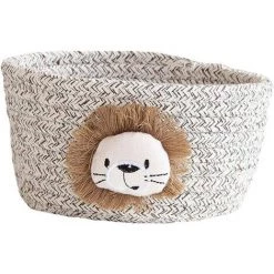 ECHOO Paniers De Rangement De Corde De Coton, Panier De Tri De Débris De Dessus De Table Tissé De Corde De Coton De Motif Animal Pour Des Collations Télécommandées Cosmétiques De Papeterie