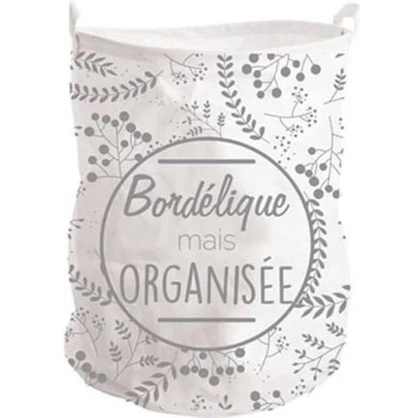 Panier Rangement Coleur De Gris 50X40cm FUIENKO 3 Panier Rangement Coleur De Gris 50X40cm FUIENKO