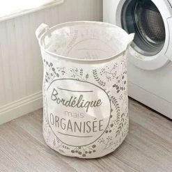 Panier Rangement Coleur De Gris 50X40cm FUIENKO 9 Panier Rangement Coleur De Gris 50X40cm FUIENKO -Petit rangement Soldes Magasin 54325628 4