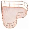 Panier De Rangement Or Rose En 17.5x15.2x6cm FUIENKO -Petit rangement Soldes Magasin 54326945 1