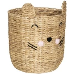 Atmosphera - Bac à Jouets Oreilles Panier De Rangement H 42 Cm - Beige Moyen