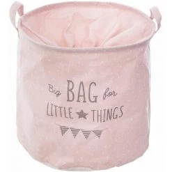 Sac De Rangement Canvas Rose Atmosphera For Kids - 0