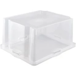 KEEEPER 2x Boîte De Rangement Avec Poignées Intégrées, Taille: Xxl, 52 X 43 X 26 Cm, 44 L, Transparent -Petit rangement Soldes Magasin 54538284 3