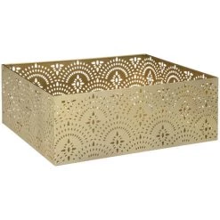 Atmosphera - Set De 3 Caisses Cagettes En Métal Doré - Doré -Petit rangement Soldes Magasin 54549252 2