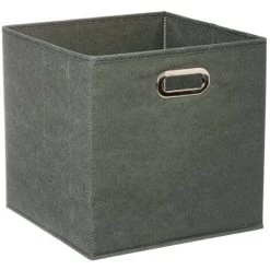 FI-VE Five - Boîte De Rangement Vert Kaki 31 X 31 X 31 Cm - Kaki