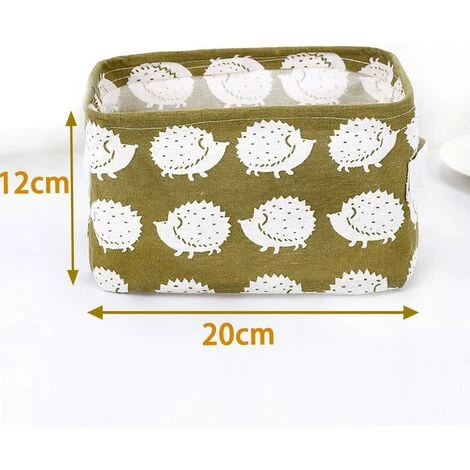PERLE RARE 5 × Boîte De Rangement Pliable Lin Tissu Bureau Rangé Stockage Boîte Maquillage Bijoux Jouets Papeterie Divers Panier Organisateur Petite Taille Pour Espace De Rangement 5 PERLE RARE 5 × Boîte De Rangement Pliable Lin Tissu Bureau Rangé Stockage Boîte Maquillage Bijoux Jouets Papeterie Divers Panier Organisateur Petite Taille Pour Espace De Rangement – Image 3
