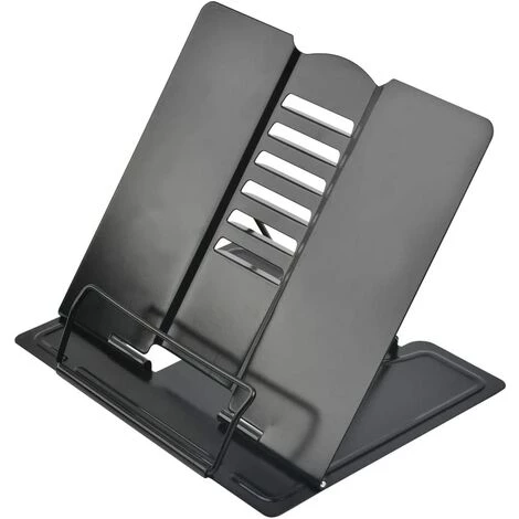 QERSTA Support De Lecture Pliable Et Réglable En Métal Tablette Pour Livre Support De Livre Pour Ipad, Tablette, Recettes, Bureau, 6 Angle Réglable 21 * 19cm 3 QERSTA Support De Lecture Pliable Et Réglable En Métal Tablette Pour Livre Support De Livre Pour Ipad, Tablette, Recettes, Bureau, 6 Angle Réglable 21 * 19cm