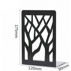 ILOVEMILAN Serre-livres Heavy Duty Noir, Trois Paires -Petit rangement Soldes Magasin 54876526 3