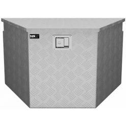 HELLOSHOP26 Coffre De Rangement 82 X 48 X 46 Cm 150 Litres Aluminium