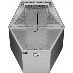 HELLOSHOP26 Coffre De Rangement 82 X 48 X 46 Cm 150 Litres Aluminium -Petit rangement Soldes Magasin 55023725 5