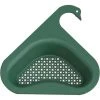 DKSFJKL Porte Évier Triangle, Évier Égouttoir Panier Crépine, Égouttoir De Rangement Pour Évier De Cuisine, Étagère D'angle Triangulaire Pour Évier Vert -Petit rangement Soldes Magasin 55148391 1
