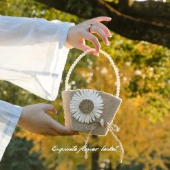 CADEAUX Artisanat Panier Romantique Jute Dentelle Bow Panier De Fleur De Mariage Panier Fille Pour Articles De Décoration De Mariage 1 Set 10 CADEAUX Artisanat Panier Romantique Jute Dentelle Bow Panier De Fleur De Mariage Panier Fille Pour Articles De Décoration De Mariage 1 Set -Petit rangement Soldes Magasin 55171446 4