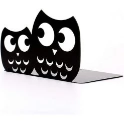 MONLY Lot De Serre-livres Antidérapants En Métal Motif Chouette Noir 10 MONLY Lot De Serre-livres Antidérapants En Métal Motif Chouette Noir -Petit rangement Soldes Magasin 55273054 4